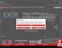 Tablet Screenshot of eplan-mk.com